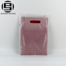 Pas cher coupé hdpe en plastique boutique punch sacs